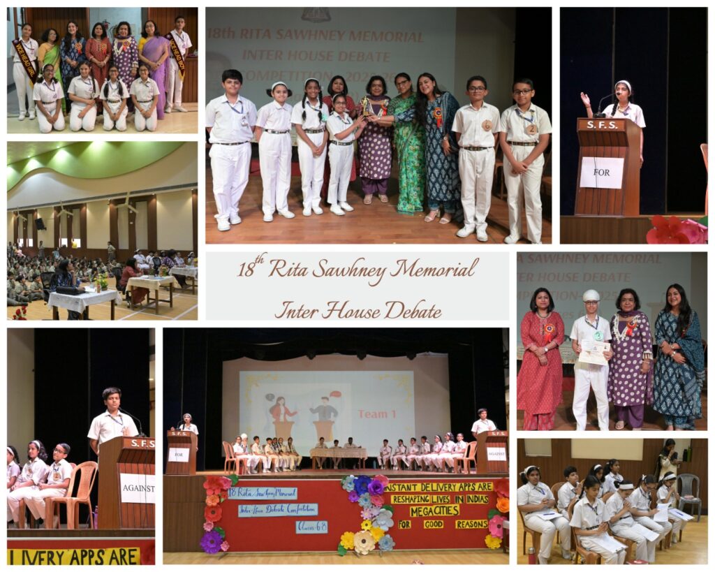 18th RITA SAWHNEY INTER HOUSE ENGLISH DEBATE
